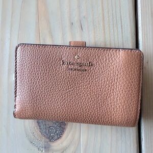 Kate Spade Brown Textured Wallet